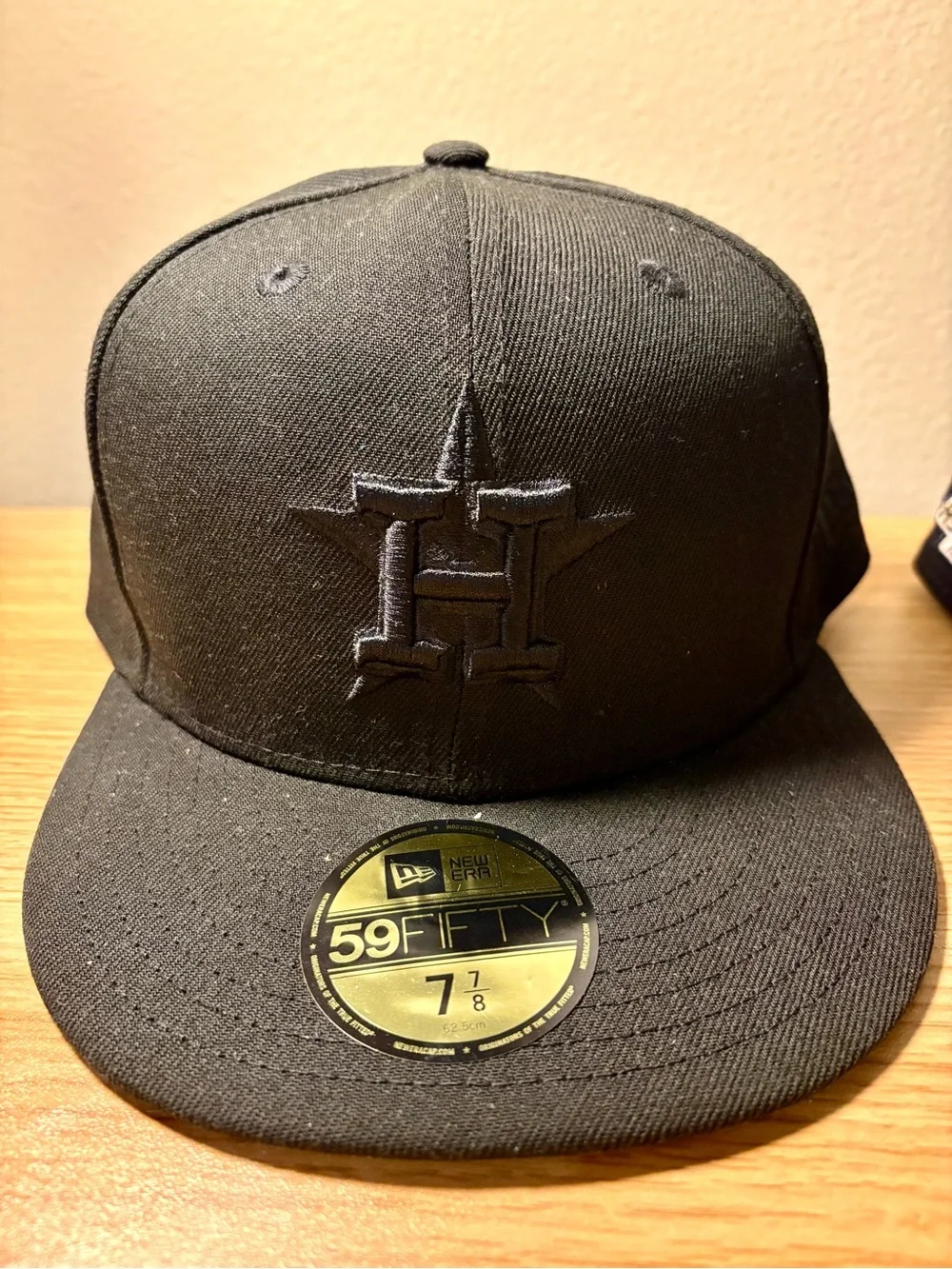 Houston Astros New Era 59FIFTY Hat Lot – 3 Fitted Caps Size 7 7/8